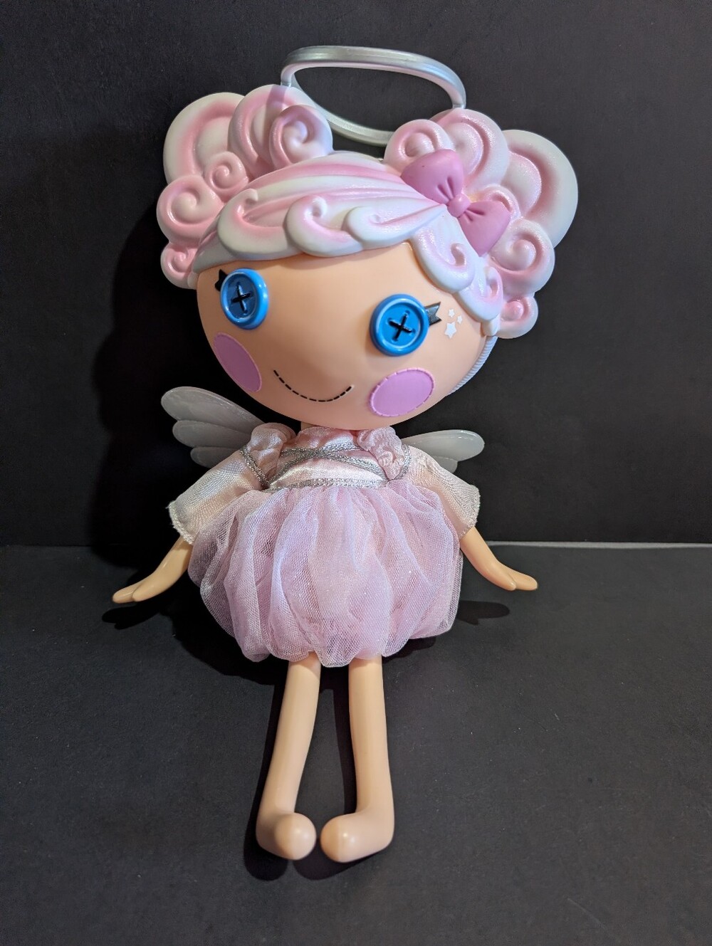 Lalaloopsy Cloud E Sky Large Doll 12" Winged Dress Halo Full Size No Shoes